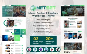 Internet Provider & Broadband WordPress Theme Copy